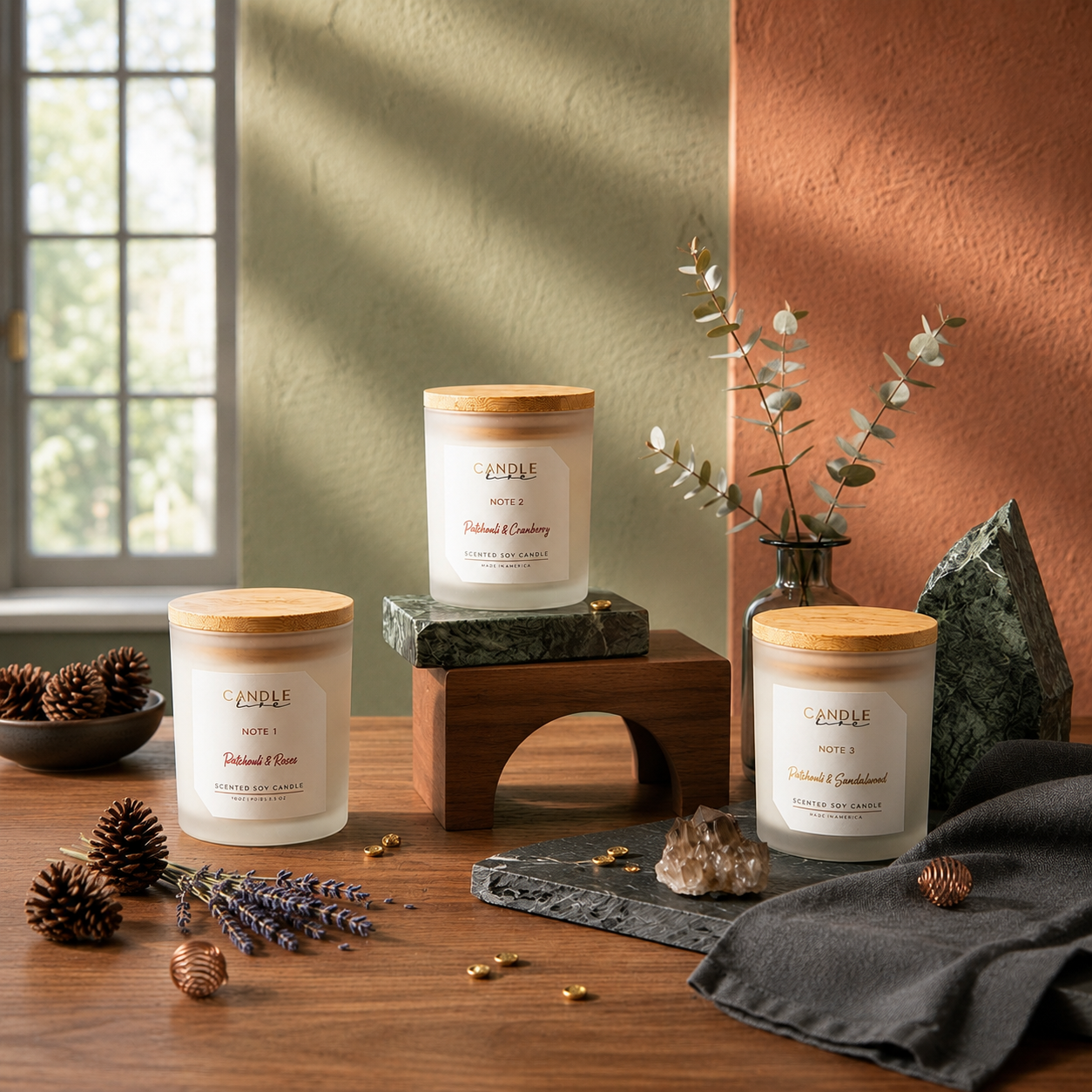 The Signature Trio: Luxury Scented Soy Candle Bundle